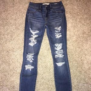 PACSUN ripped skinny jean jegging